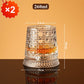 Unikt roterande dricksglas | ✨ Visuellt spektakulärt | 🎁 Perfekt present till whiskyälskare 🥃