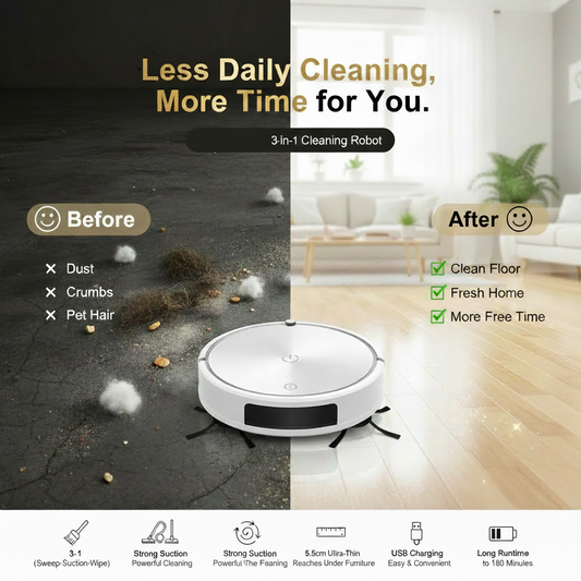 SmartSweep™ 3-i-1-robotdammsugare
