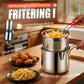 🔥 HETT ERBJUDANDE – 50 % RABATT! 🍳 Multifunktionell stekpanna i rostfritt stål 304 – fritera, steka, koka och stuva i en och samma gryta🍟