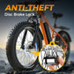 🏍️🎃Halloween-specialerbjudande 50% RABATT ! 🔒 Anti-Theft Disc Brake Lock – massiv legering, tryck-för-att-låsa & väderbeständig