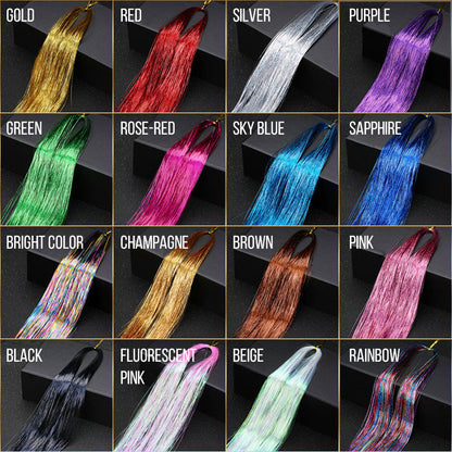 Glittrande satin håraccessoarer