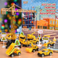🎁🏗️ 50 % RABATT NU! 🚛 Byggfordon Adventskalender – 24 Överraskningar med Diecast-Modeller & Rolig Ingenjörslek 🎄✨