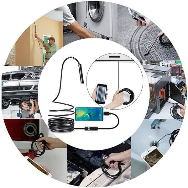 2025 💥3-i-1 plug-and-play endoskopkamera – kompatibel med Android, iPhone, iPad och PC