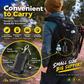 ☀️50 % RABATT JUST NU! Bärbar solcellsladdare på 1200 mAh i nyckelringsformat med ficklampa – perfekt som reservkraftkälla vid camping och vandring utomhus