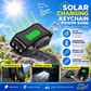 ☀️50 % RABATT JUST NU! Bärbar solcellsladdare på 1200 mAh i nyckelringsformat med ficklampa – perfekt som reservkraftkälla vid camping och vandring utomhus