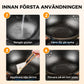 🍳🔥 Obelagd järnpanna – ju mer du använder, desto bättre non‑stick – utan kemikalier, utan flagnande beläggning 🍳