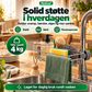Förvaringsställ i rostfritt stål till diskbänken