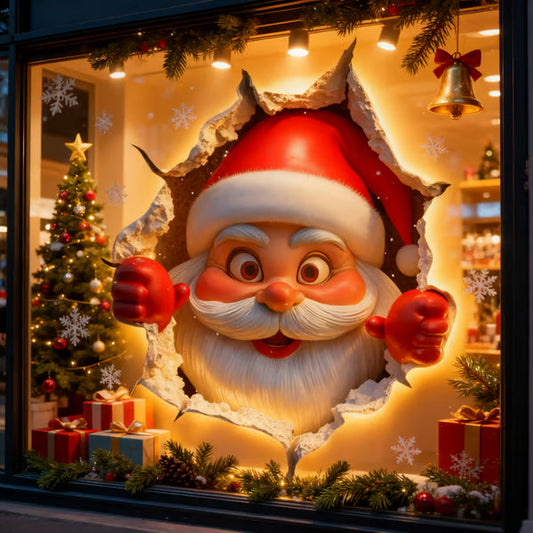 🎄Julrea 50 % rabatt🎅Kreativa julklistermärken för väggar