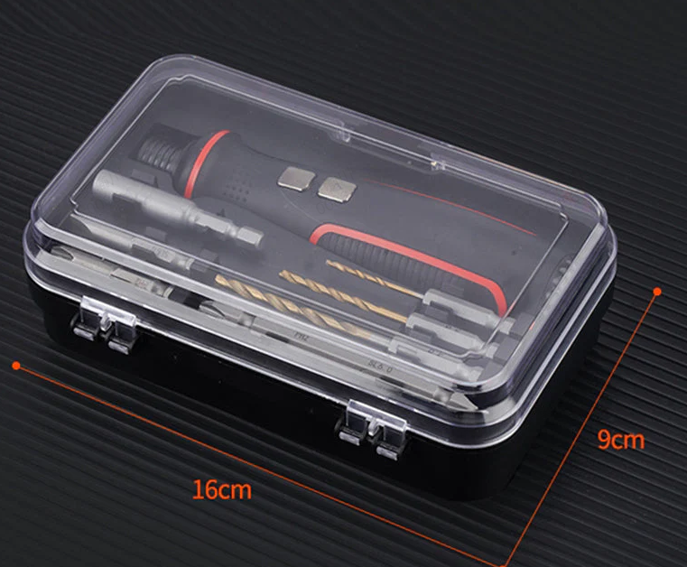 "🔧⚡️ Mini elverktygssats – Ta med dig byggmagi! Vrid skruvar som att plocka presenter! 🎁📦"