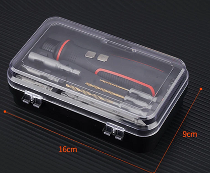 "🔧⚡️ Mini elverktygssats – Ta med dig byggmagi! Vrid skruvar som att plocka presenter! 🎁📦"