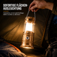 Bärbar solcellsdriven LED-campinglampa för utomhusbruk och nödsituationer