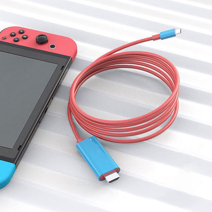 🔥 50% RABATT NU! USB-C till HDMI-adapterkabel – streama, spela & ladda samtidigt – perfekt för Switch, mobil & surfplatta 📱💻📺