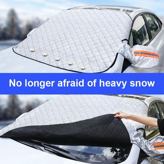 Magnetiskt snöskydd för bilen