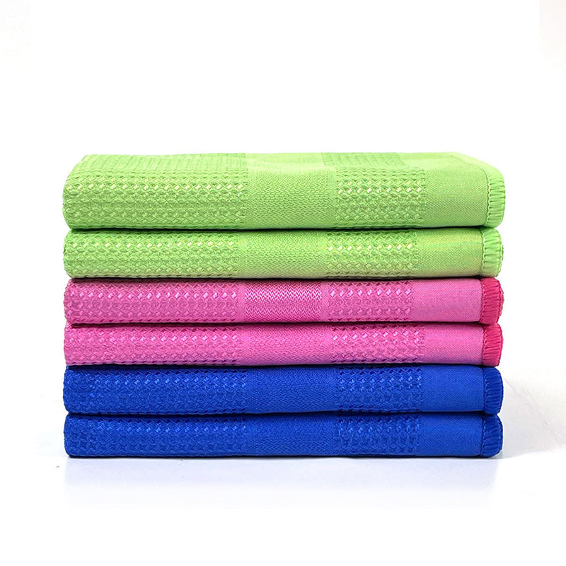 Absorberande luddfri glasrengöringsduk