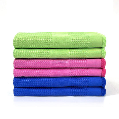 Absorberande luddfri glasrengöringsduk