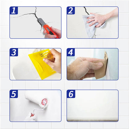 ⏳Time-limited 49% OFF⏰Elastic Crack Resistant Wall Repair Paste