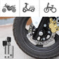 🏍️🎃Halloween-specialerbjudande 50% RABATT ! 🔒 Anti-Theft Disc Brake Lock – massiv legering, tryck-för-att-låsa & väderbeständig