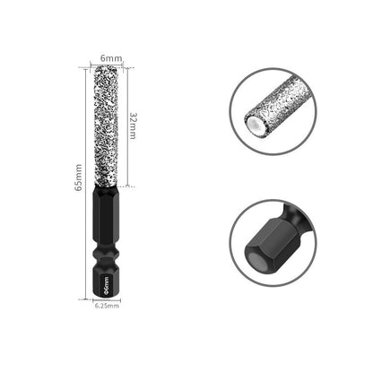 2-in-1 Hexagonal Shank Brazing Dry Drilling Specialized Hole Opener