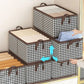 📦 Vikbar Klädförvaringslåda - Förstärkt Struktur, Handtag - Spart Plats, Organisera Din Garderob Enkelt! 🏠