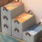 📦 Vikbar Klädförvaringslåda - Förstärkt Struktur, Handtag - Spart Plats, Organisera Din Garderob Enkelt! 🏠