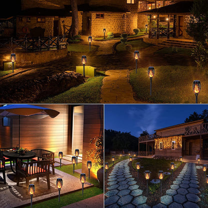 💖Utomhus Solcellsdrivna trädgårdsfacklor🏡💡