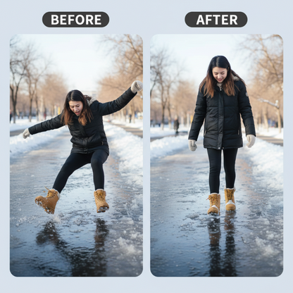 Universal 5-Tooth Ice Cleats for Shoes & Boots