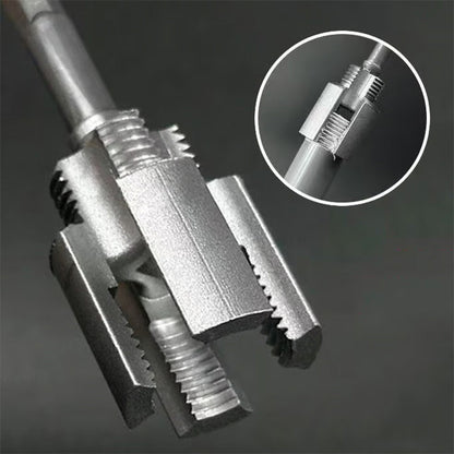 ⚙️ PVC-RÖRGÄNGVERKTYG - Komplett Set för Inre och Yttre Gängor, Ergonomiskt Grepp för Bekväm Användning, Professionellt Resultat på Alla Rören 🛠️📏