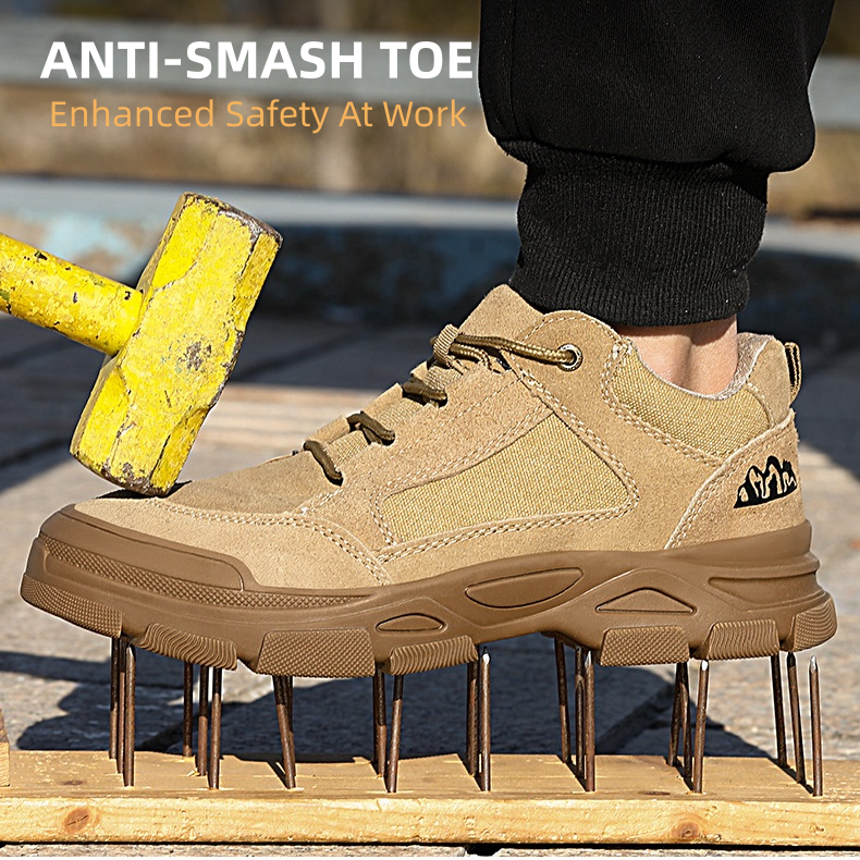 🎄Christmas promotion Men's Puncture-Proof Safety Work Shoes