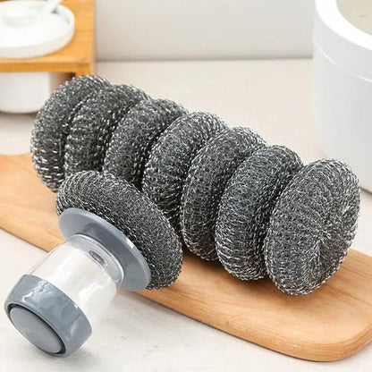 🔥50 % RABATT! 🧼 Handdiskborste med tvålpåfyllning