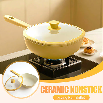 🧑🏻‍🍳Sommarens bästa erbjudande 2026 – 60% RABATT! ✨Keramisk non-stick-stekpanna med lock – hälsosam och enkel matlagning!
