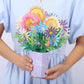 3D Pop-up blomsterbukettskort