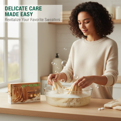 Anti-krympande tröja Revive brusande tabletter