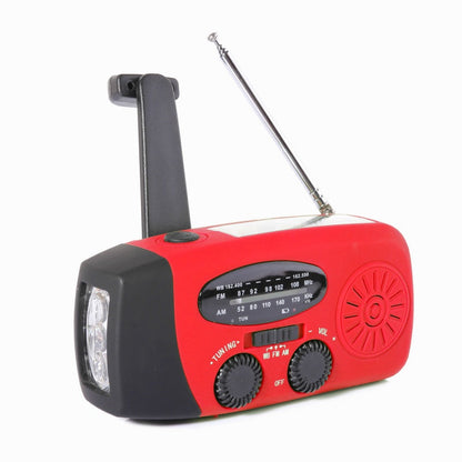 📻 50% RABATT NU! Multifunktionell Bärbar Nödradio – solcell, handvev &  powerbank – perfekt för strömavbrott, camping och utomhusäventyr 🔋✨