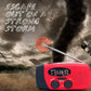 📻 50% RABATT NU! Multifunktionell Bärbar Nödradio – solcell, handvev &  powerbank – perfekt för strömavbrott, camping och utomhusäventyr 🔋✨