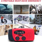📻 50% RABATT NU! Multifunktionell Bärbar Nödradio – solcell, handvev &  powerbank – perfekt för strömavbrott, camping och utomhusäventyr 🔋✨