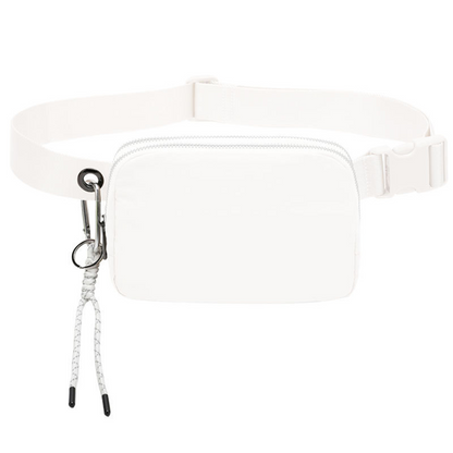 Minimalist Waterproof Double-Zipper Waist Bag