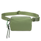 Minimalist Waterproof Double-Zipper Waist Bag