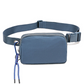 Minimalist Waterproof Double-Zipper Waist Bag
