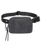 Minimalist Waterproof Double-Zipper Waist Bag