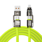 🔌50 % RABATT NU! 4-i-1-snabbladdningskabel med hög effekt, 240 W PD med flera anslutningar, USB-A/USB-C till Type-C/Lightning, universell laddningskabel för mobiltelefoner och bärbara datorer