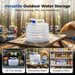 💧 50% RABATT NU! 🏕️ Hopfällbar Vattenbehållare med Kran – Kompakt & Läckagesäker – Perfekt för Camping & Utomhusäventyr