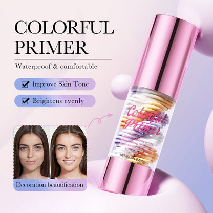 💖 En applicering, tre effekter – få en vacker hy direkt utan smink – 3-i-1-primer som döljer porer, reglerar talgproduktionen och håller sminket på plats samt ger en ljusare hudton! ✨