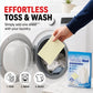 🧺 50% RABATT NU! Laundry Whitening Sheets – kraftfull borttagning av gulning, färgfixering & långvarig doft – dina vita plagg förblir strålande rena ✨💧