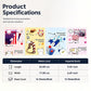 Kids 3D Stereoscopic Tracing Drawing Book with Coloring and Paper Cutting Activities