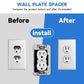 🔧 Flush fit väggplatta distansbricka – korrigerar ojämnt djup, plan finish & enkel montering – perfekt för eluttag och strömbrytare 🏠