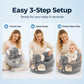 ✨60% RABATT NU! !✨🧸 Plysch Babystödsits – Ergonomisk, Stabil & Mjuk – Perfekt för Sittträning & Lek 🛋️