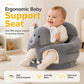 ✨60% RABATT NU! !✨🧸 Plysch Babystödsits – Ergonomisk, Stabil & Mjuk – Perfekt för Sittträning & Lek 🛋️