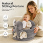 ✨60% RABATT NU! !✨🧸 Plysch Babystödsits – Ergonomisk, Stabil & Mjuk – Perfekt för Sittträning & Lek 🛋️