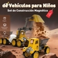 🎄 53% RABATT NU! 🚜 Magnetiskt fordonsbyggset – bygg, lek & lär – perfekt julklapp för små byggare från 3 år 🧲✨