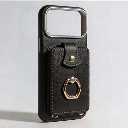 📱 52% RABATT NU! ✨ Magnetic Wallet Case with Ring Stand – plånboksfodral, 360° ringstativ & avtagbar axelrem – perfekt för vardagen, resor och stil 👜🔒